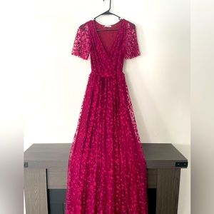 Baltic Born Marseille Embossed Maxi Dress